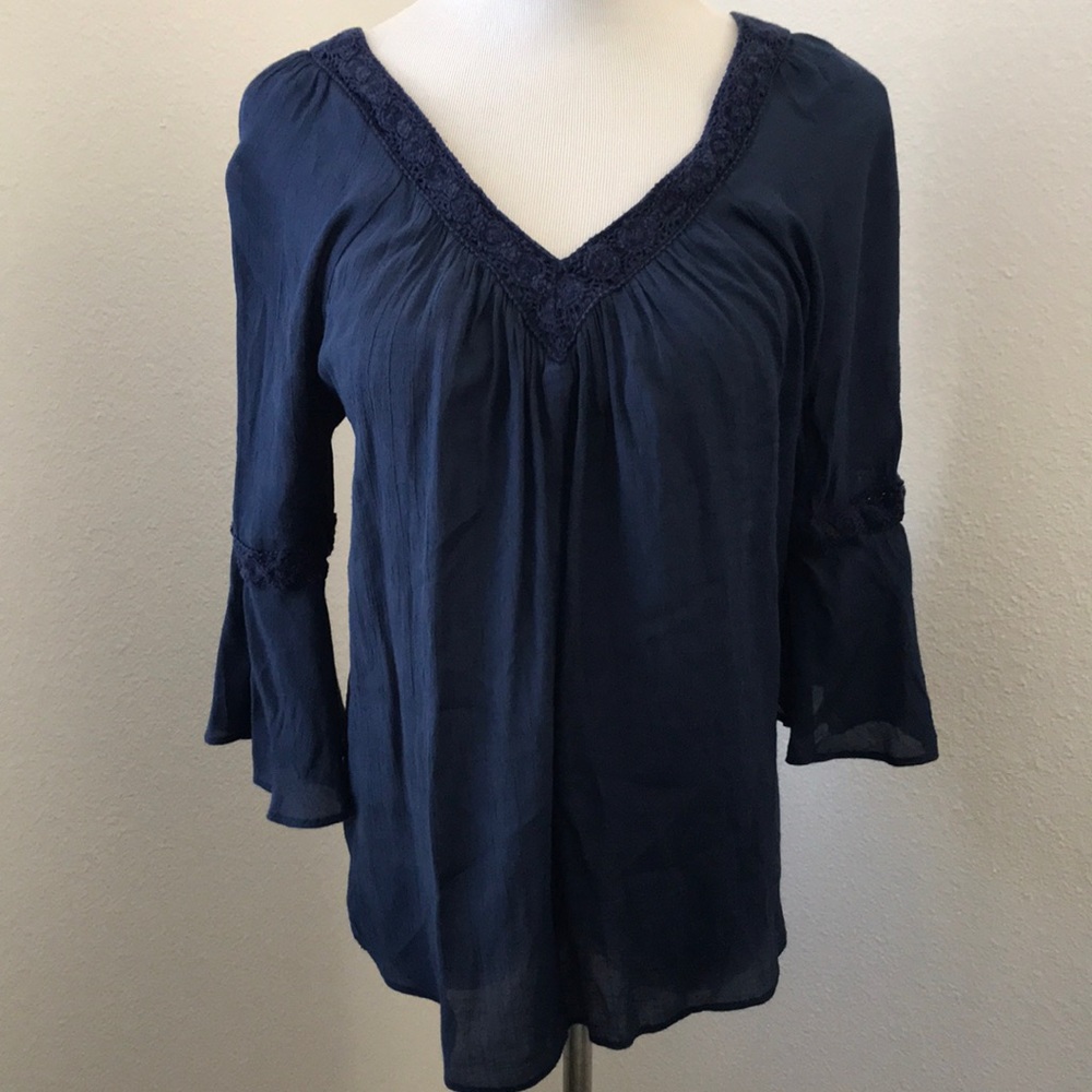 💙3 for $15💙 Boho Blue Top